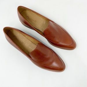 Madewell Frances Leather Loafer Mahogany 9.5